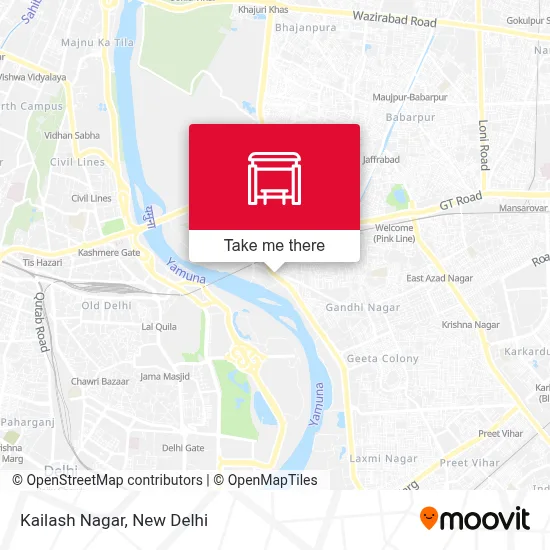 Kailash Nagar map