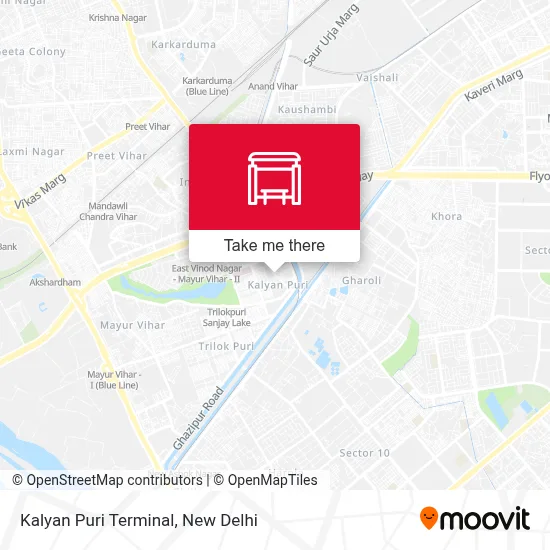 Kalyan Puri Terminal map