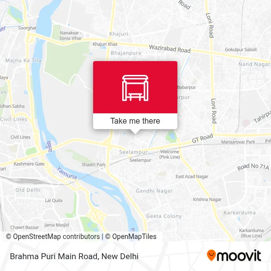 Brahma Puri Main Road map