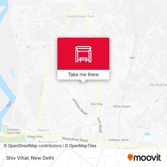 Shiv Vihar map