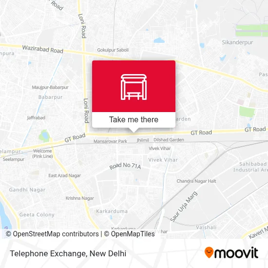 Telephone Exchange map
