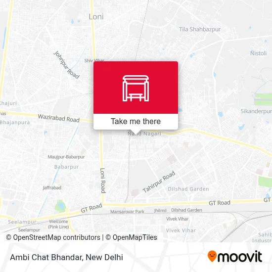 Ambi Chat Bhandar map