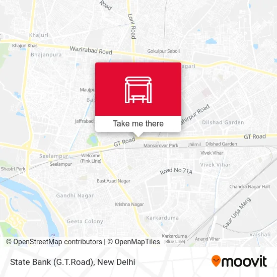 State Bank (G.T.Road) map