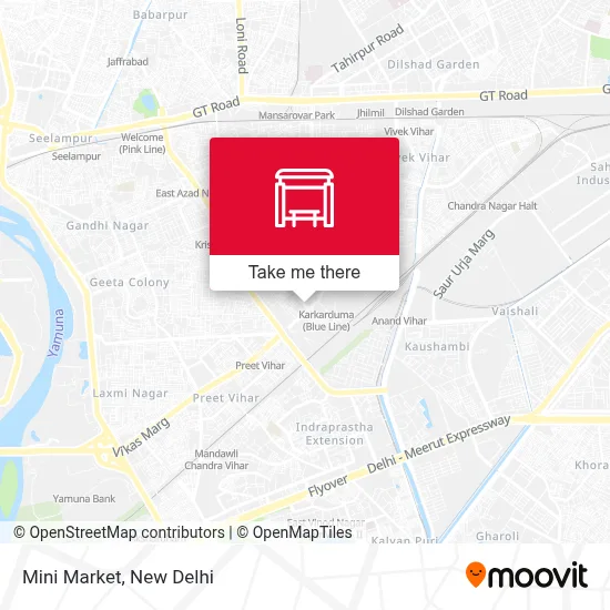 Mini Market map