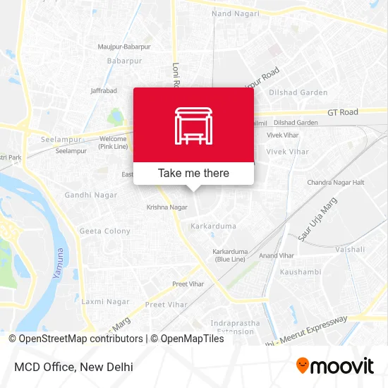 MCD Office map
