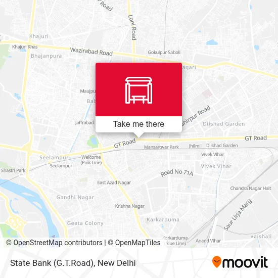 State Bank (G.T.Road) map