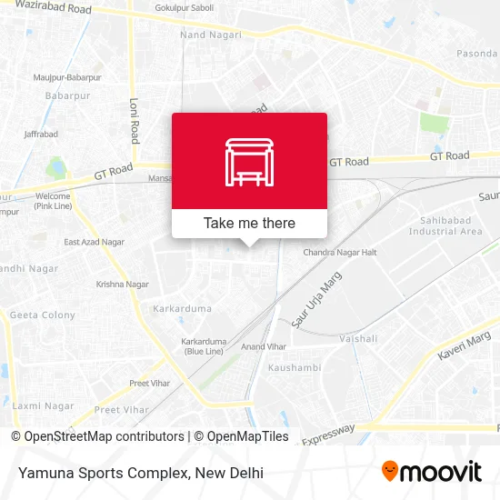 Yamuna Sport Complex map