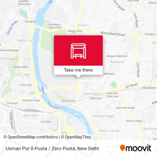 Usman Pur 0-Pusta / Zero Pusta map