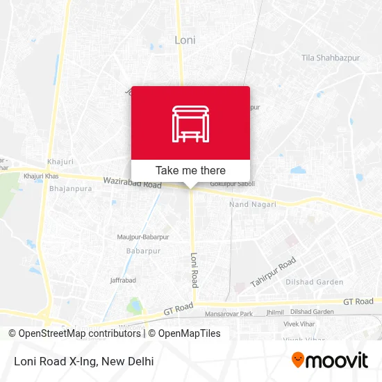 Loni Road X-Ing map