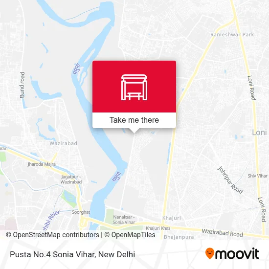 Pusta No.4 Sonia Vihar map