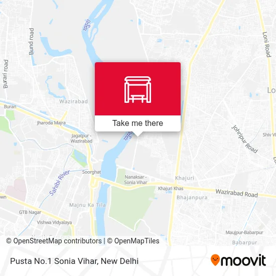 Pusta No.1 Sonia Vihar map