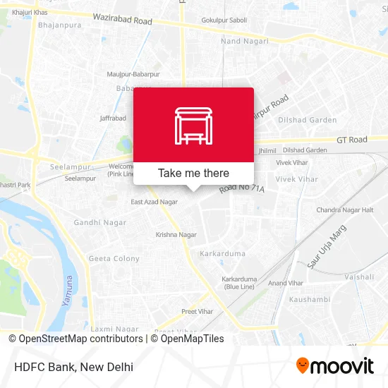 Hdfc Bank map