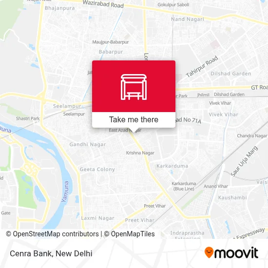 Cenra Bank map