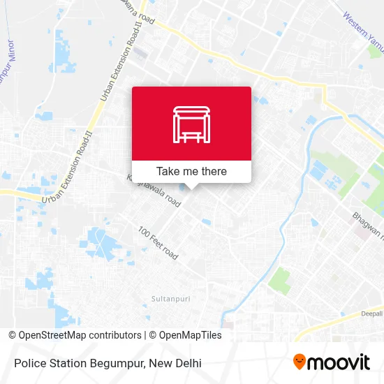 Police Station Begumpur map