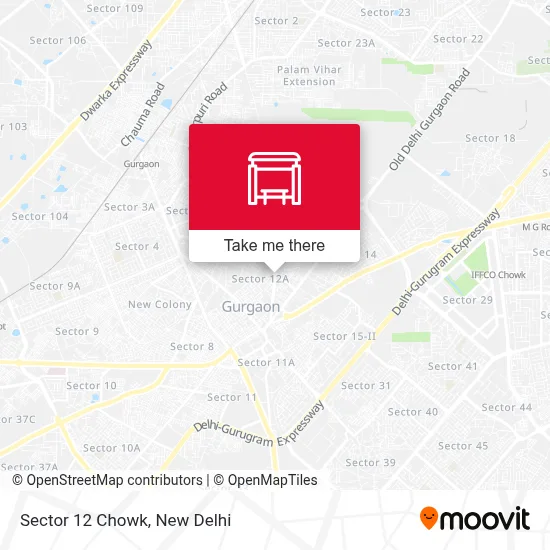 Sector 12 Chowk map