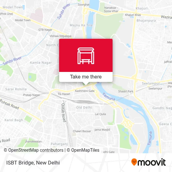 ISBT Bridge map