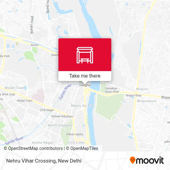 Nehru Vihar Crossing map