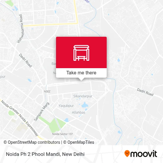 Noida Ph 2 Phool Mandi map