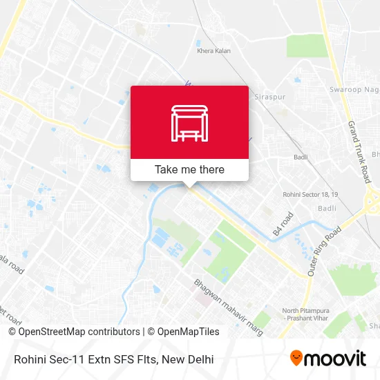 Rohini Sec-11 Extn SFS Flts map