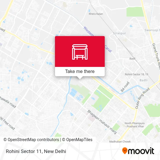 Rohini Sector 11 map