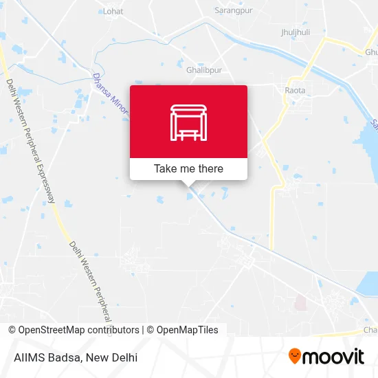 AIIMS Badsa map