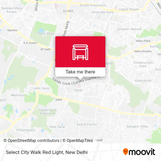 Select City Walk Red Light map