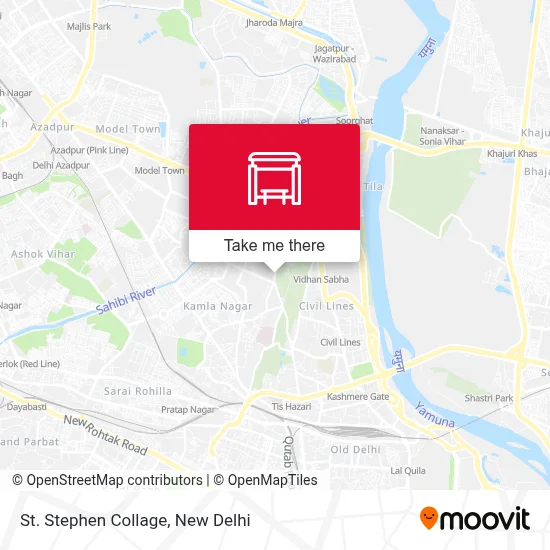 St. Stephen Collage map