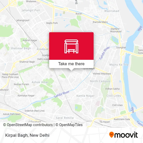Kirpal Bagh map