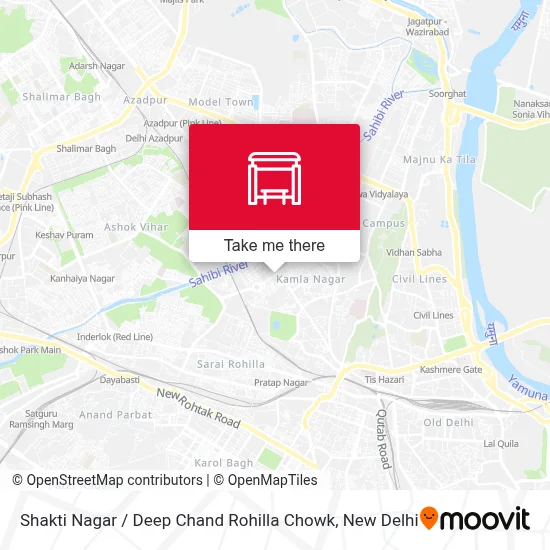 Shakti Nagar / Deep Chand Rohilla Chowk map