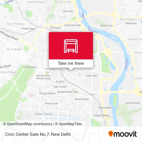 Civic Center Gate No.7 map