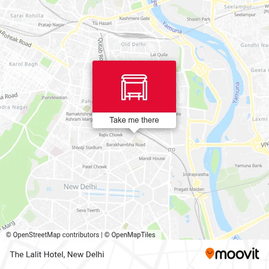 The Lalit Hotel map