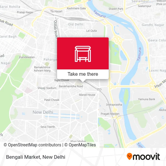 Bengali Market map