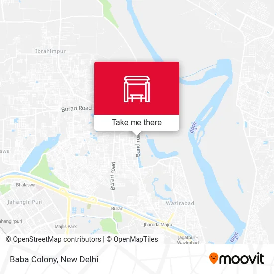 Baba Colony map