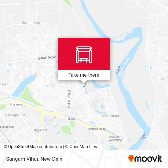 Sangam Vihar map
