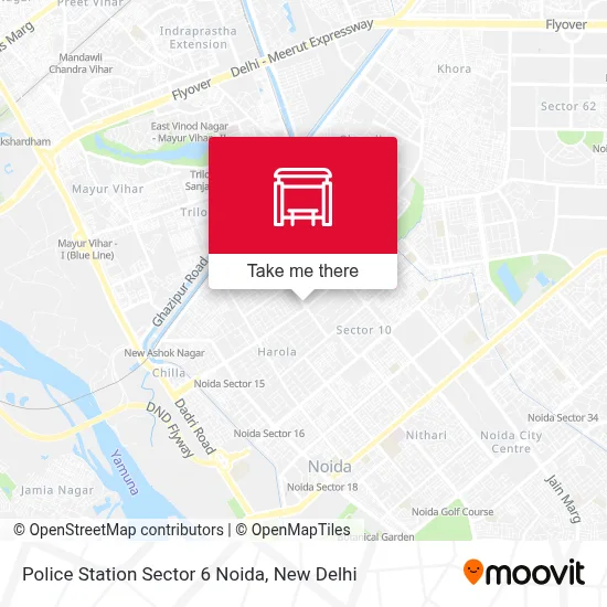 Police Station Sector 6 Noida map