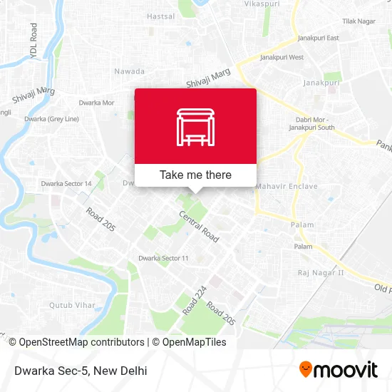 Dwarka Sec-5 map