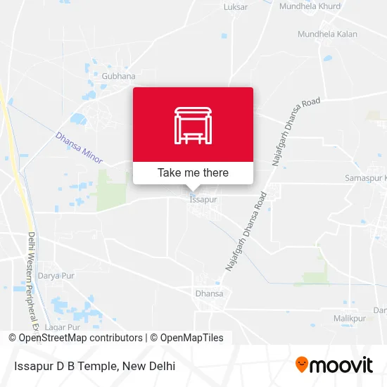 Issapur D B Temple map