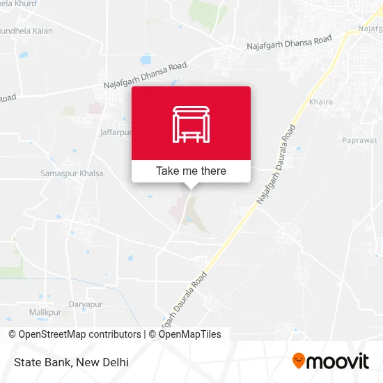 State Bank map