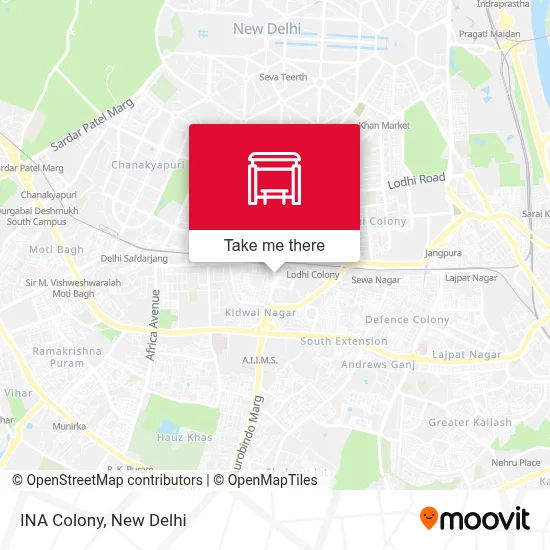INA Colony map