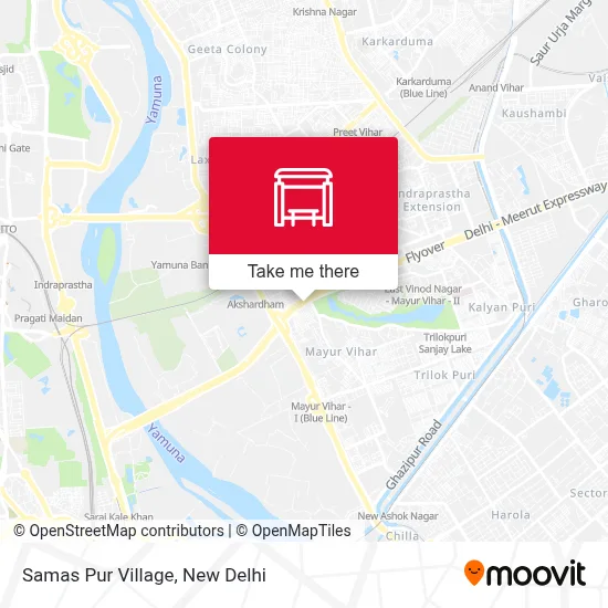 Samas Pur Village map