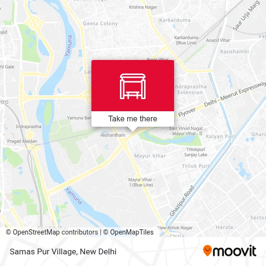 Samas Pur Village map