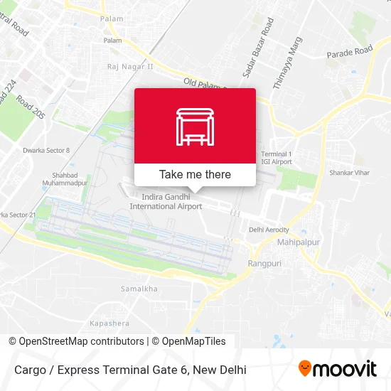 Cargo / Express Terminal Gate 6 map