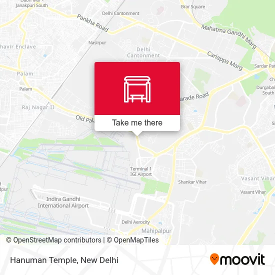 Hanuman Mandir map