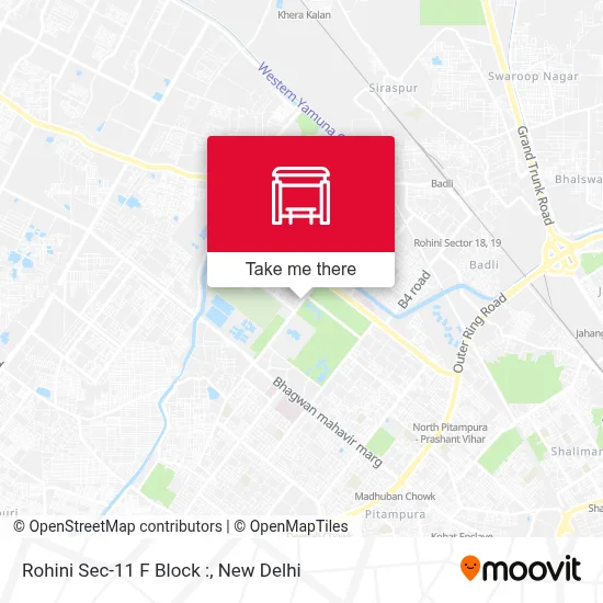 Rohini Sec-11 F Block : map