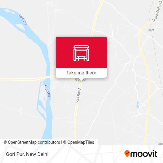 Gori Pur map