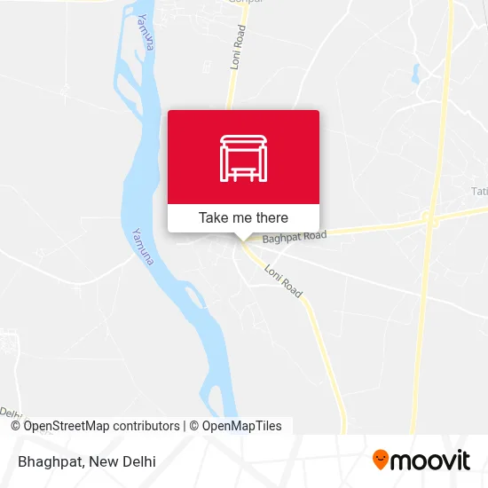 Bhaghpat map