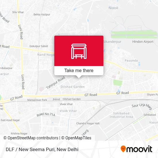 DLF / New Seema Puri map