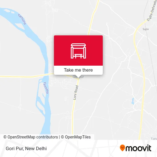 Gori Pur map