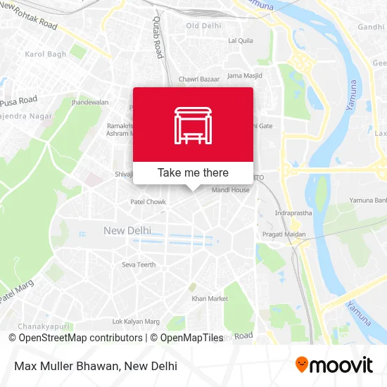 Max Muller Bhawan map