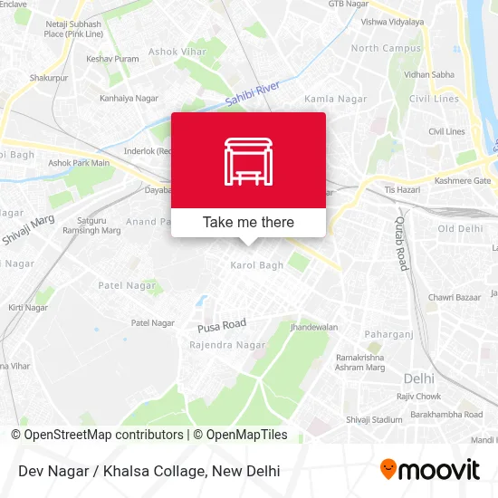 Dev Nagar /  Khalsa Collage map